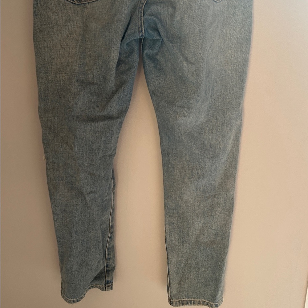 Distressed Blue/Gray Ripped Jeans - Picture 7 of 13